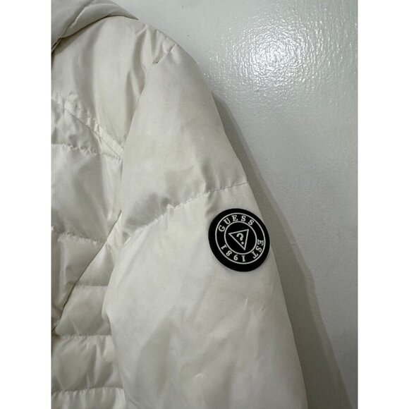 Guess women’s size small white puffer coat - Picture 3 of 11